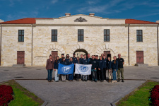 Участники спелеолагеря на Константиновской батарее. Фото: Пресс-служба МЦ РГО Крым