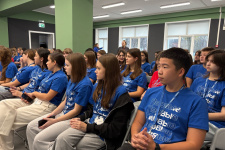 На лекции в центре «Юность». Фото: Оренбургское реготделение РГО