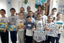 Акция в Детском доме Соль-Илецка. Фото: Оренбургское реготделение РГО