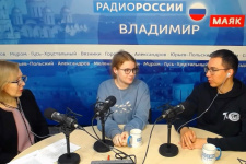 Председатель и член Владимирского областного отделения РГО. Кадр с эфира