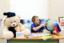Участник проекта «День географии в школе». Фото: Нина Кузнецова / Кочкуровская школа