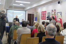 На итоговом собрании Калужского областного отделения РГО. Фото: Жанна Столярская/Калужское областное отделение РГО