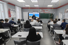 Школьники Чаплыгина написали «Семёновский диктант». Фото: Липецкое областное отделение РГО