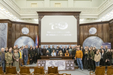 Участники конференции по итогам экспедиции "Острова Памяти-2025". Фото: Андрей Стрельников