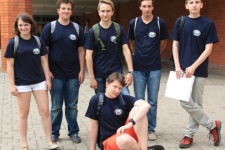 The team of Russia at the geographical Olympiad of the Baltic region