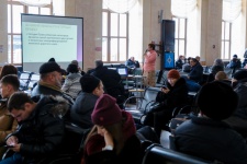 Лекция "Красноярский край на карте России", лектор Усманова Ирина Григорьевна, доцент кафедры географии Сибирского федерального университета, кандидат географических наук. Фото предоставлено участниками мероприятия Лекция "Красноярский край на карте России", лектор Усманова Ирина Григорьевна, доцент кафедры географии Сибирского федерального университета, кандидат географических наук. Фото предоставлено участниками мероприятия