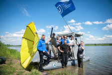 Команда "Аэрощуп" на ходовых испытаниях. Фото: ТГУ