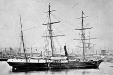 "Жаннетта" порту Гавр, Франция, 1878 год. Фото: U.S. Naval Historical Center Photograph, с сайта wikipedia.org