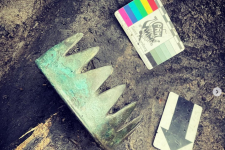 Находка на кургане Туннуг. Фото предоставлено ИИМК РАН Находка на кургане Туннуг. Фото предоставлено ИИМК РАН