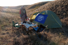 Палатка экспедиции