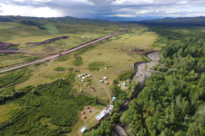 Лагерь археологической экспедиции на Хондергее. Фото: ИИМК РАН Лагерь археологической экспедиции на Хондергее. Фото: ИИМК РАН