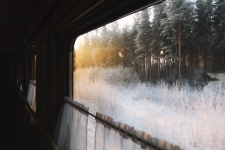 Михаил Пришвин любил путешествовать на поезде. Фото: Игорь Цыбульский, участник фотоконкурса РГО "Самая красивая страна"