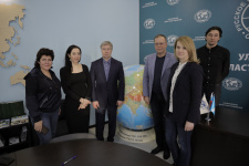 Участники встречи в штаб-квартире Ульяновского отделения РГО. Автор фото: Александр Яшин