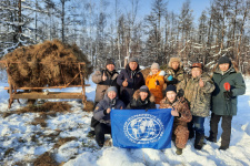 Участники акции на ООПТ "Кэнкэмэ"