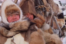 Участники съемок. Кадр из фильма