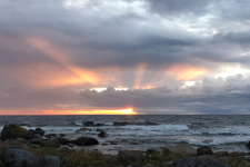 Закат на Внешних островах Финского залива. Фото: Екатерина Хуторская