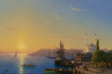 "Вид Константинополя и Босфора", И. Айвазовский. 1856 Фото: wikipedia.org