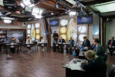 Заседание Медиаклуба РГО. Фото: Анна Юргенсон/пресс-служба РГО