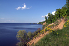 Волжские склоны парка "Прибрежный". Фото Ульяновского отделения РГО