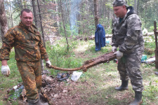 Найденные детали "Аэрокобры". Автор фото: Георгий Широков