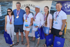 Победители соревнований по Фридайвингу "Глубина 2022". Фото: В.Кулешов