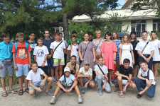 Ученики Первой Севастопольской гимназии в Музее МГИ. Фото: пресс-служба МГИ