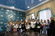 Участники Геодиктанта в штаб-квартире Ульяновского отделения РГО. Фото: Анна Маврина