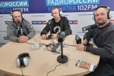 Интервью на Радио России Камчатка. Фото: Радио России Камчатка