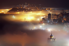 Туман декабря. Фото: Александра Карпцова