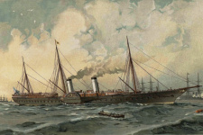 Императорская яхта "Держава". Фото из альбома "Русский флот"