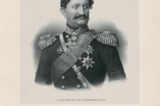 адмирал Л. М. Серебряков. Литография по рисунку П. Ф. Бореля
