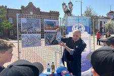 Презентация проекта. Фото Минусинского местного отделения РГО