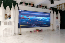 Виртуальная выставка на большом экране в театре кукол. Фото: Маргарита Халиуллина