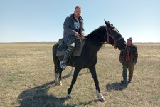Члены РГО первыми опробовали будущий конный маршрут. Фото: Елена Барышева