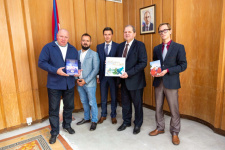 The participants of the meeting. Photo: Krasnodar Branch of the Russian Geographical Society