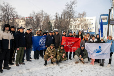 Автопробег с гуманитарной помощью для бойцов из Башкортостана, участвующих в СВО. Фото: пресс-служба БГПУ им. М. Акмуллы