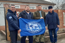 Участники гуманитарного автопробега РО РГО в РБ "СВОих не бросаем!". Фото предоставлено Рустамом Сиразетдиновым