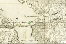 Рисунок 2. Фрагмент морской карты 1907 г. Фото: Сайт «ЭтоМесто»