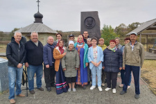 Жители села и гости после проведения мероприятия, фото Игоря Пантюшова