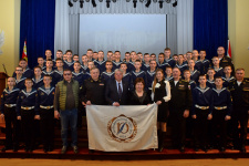 Члены Севастопольского городского отделения РГО с нахимовцами, фото: Ю.Югансон