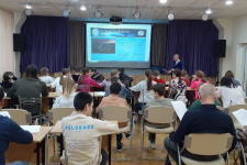 Учащиеся детского технопарка "Кванториум" написали Географический диктант. Фото: Липецкое областное отделение РГО