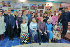 Участники открытия фотовыставки, фото Бориса Тишулина