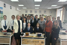 «Парта открытий» Русского географического общества появилась в Липецке в средней школе №18. Фото: Липецкое областное отделение РГО