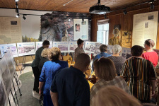 Открытие выставки. Фото: Минусинское местное отделение РГО