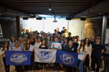 Участники мероприятия. Фото: Молодёжный клуб РГО «СФУ»