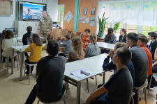 Фото: Байкалов Захар Сергеевич, ученик школы села Яйлю