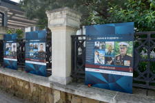 Стэнд А.Палию. Фото: Юрий Югансон/ Севастопольское городское отделение РГО