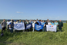 На экотропе "Волжский променад". Фото: Чувашское республиканское отделение РГО