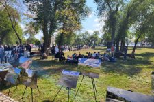 Площадка РГО в парке В.А. Перовского на фестивале "#ВместеЯрче". Фото Дмитрий Грудинин