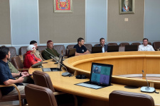 На круглом столе. Фото: Оренбургское реготделение РГО